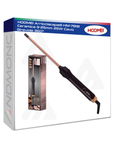 HOOMEI Arricciacapelli HM-7818 Ceramica 9-25mm 25W Cavo...