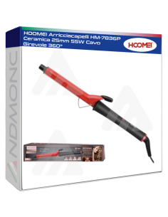 HOOMEI Arricciacapelli HM-7836P Ceramica 25mm 55W Cavo...