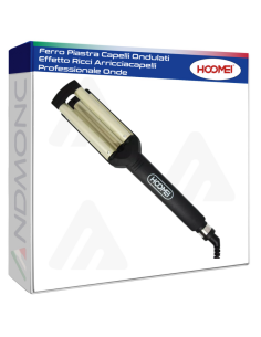 Ferro Piastra Capelli Ondulati Effetto Ricci...