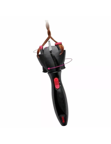 HOOMEI Treccia Capelli Elettrica HM-7868 2 Direzioni 360° Batterie AA