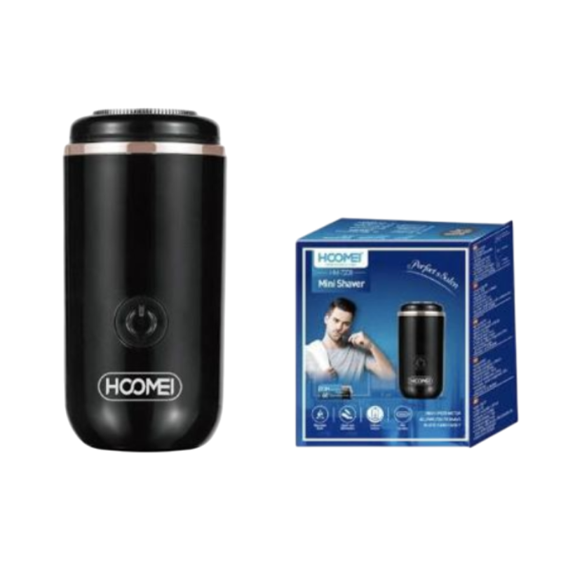 Mini Rasoio Elettrico Hoomei HM-7208 USB 3 Lame...