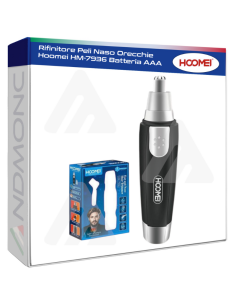 Rifinitore Peli Naso Orecchie Hoomei HM-7936 Batteria AAA