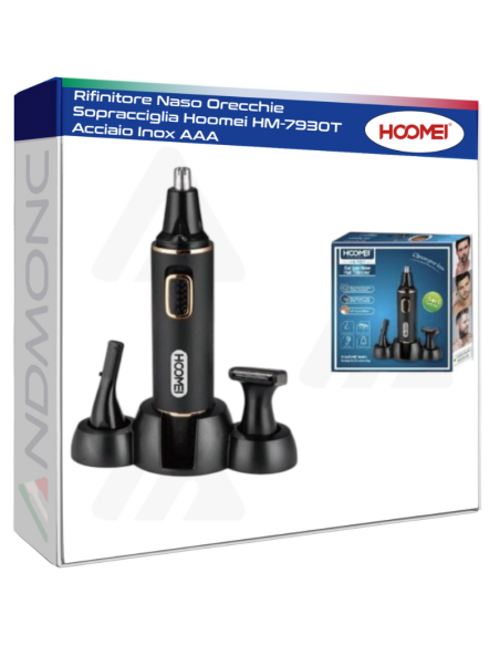 Rifinitore Naso Orecchie Sopracciglia Hoomei HM-7930T Acciaio Inox AAA