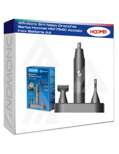 Rifinitore 3in1 Naso Orecchie Barba Hoomei HM-7940...