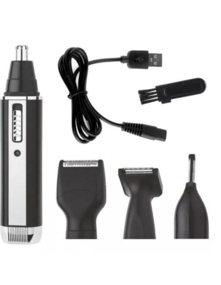 Tagliapeli 4in1 Rasoio Barba Naso Orecchie Sopracciglia Elettrico Uomo HM-7945