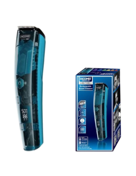 Regolabarba Hoomei HM-7238B USB-C LED Display 90 Minuti 6 Pettini