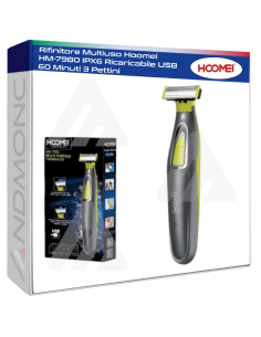 Rifinitore Multiuso Hoomei HM-7980 IPX6 Ricaricabile USB...