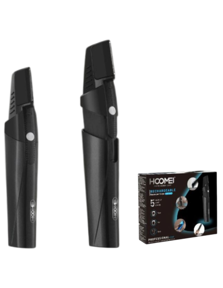 Rasoio Corpo Hoomei HM-7292 Ricaricabile USB 5 Pettini Manico Estendibile 60 Min