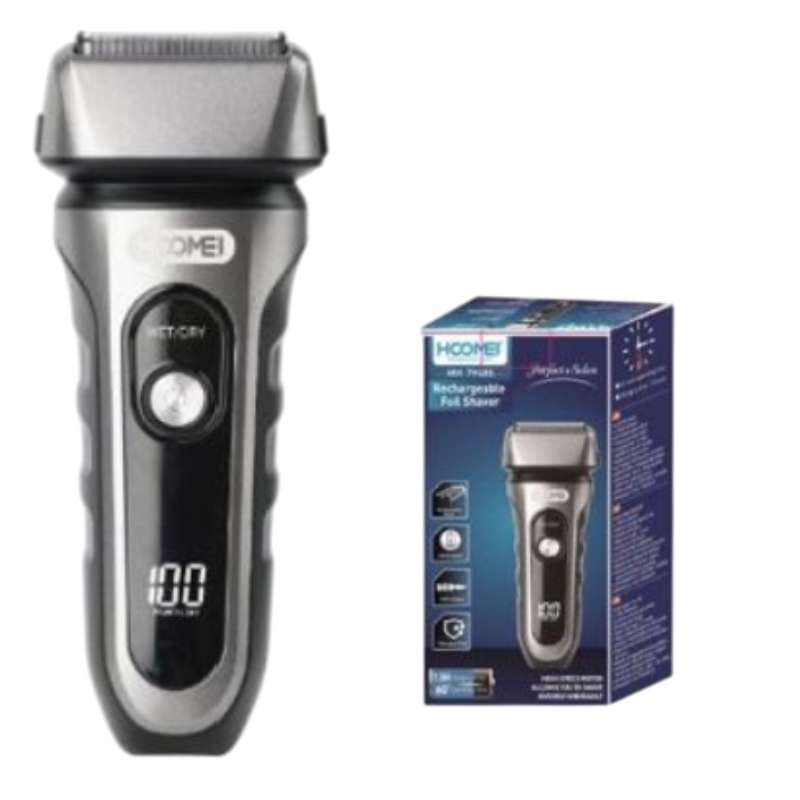 Rasoio Lamina Hoomei HM-7948S USB-C 2 Lame IPX7...