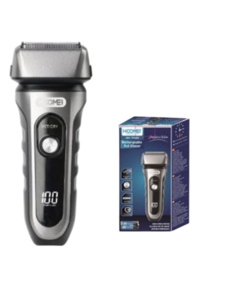 Rasoio Lamina Hoomei HM-7948S USB-C 2 Lame IPX7 LED 60 Minuti Autonomia