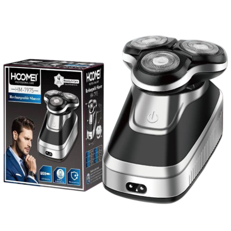 Rasoio Elettrico Hoomei HM-7975 IPX6 Wet&Dry 3...