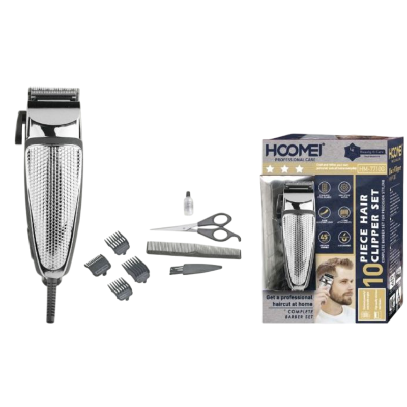 Tagliacapelli Hoomei HM-7710G 10W Lame Acciaio...