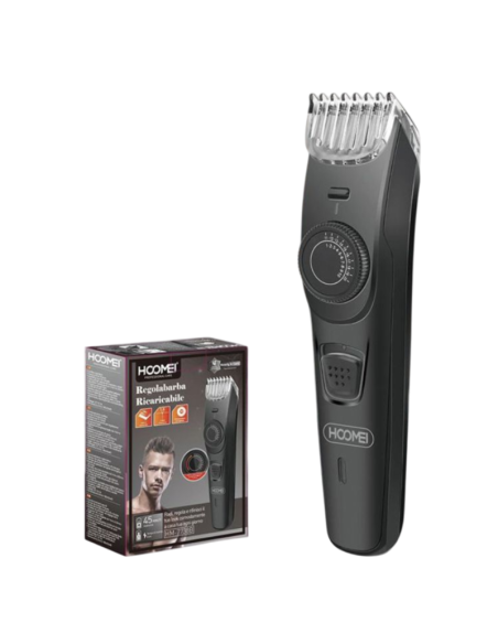 Regolabarba Hoomei HM-7738B 20 Impostazioni Lame Acciaio 45 Minuti Autonomia