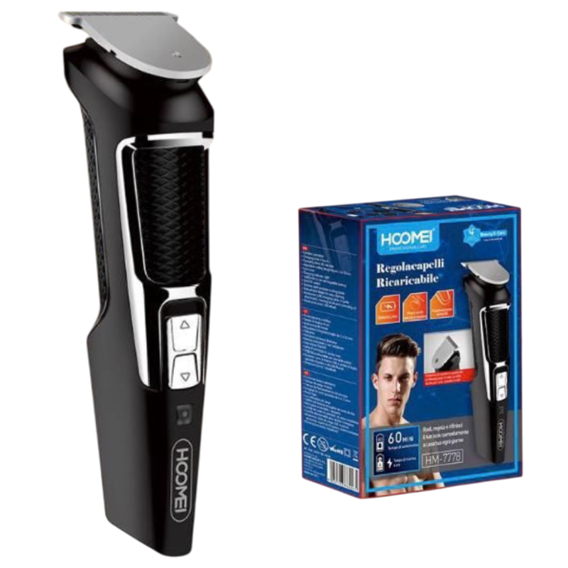 Tagliacapelli Hoomei HM-7778 Ricaricabile 60...