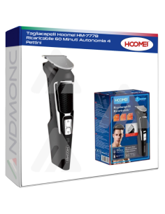 Tagliacapelli Hoomei HM-7778 Ricaricabile 60 Minuti...