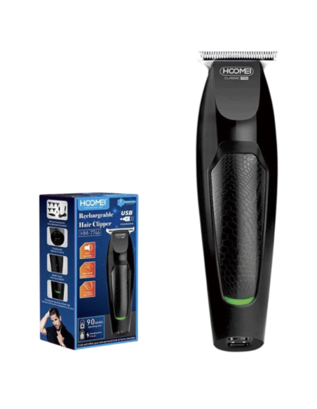 Tagliacapelli Hoomei HM-7746 Ricaricabile 90 Minuti Autonomia 2 Ore Ricarica