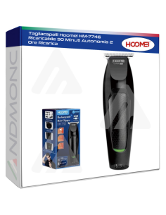Tagliacapelli Hoomei HM-7746 Ricaricabile 90 Minuti...