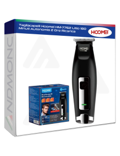 Tagliacapelli Hoomei HM-7762 Litio 180 Minuti Autonomia 2...