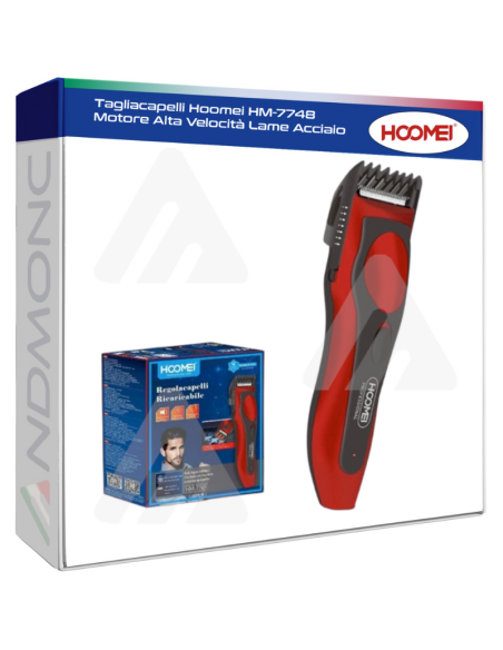 Tagliacapelli Hoomei HM-7748 Motore Alta Velocità Lame Acciaio
