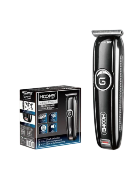 Tagliacapelli Hoomei HM-7768 IPX4 60 Minuti Autonomia 3 Pettini Acciaio Inox