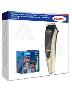 Tagliacapelli Hoomei HM-7760Y 50 Minuti Autonomia...