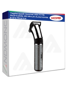 Tagliacapelli Hoomei HM-7775 Ricaricabile 45 Minuti...
