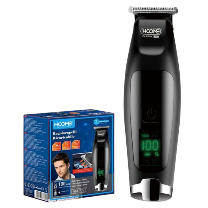 Tagliacapelli Hoomei HM-7772 Litio 180 Minuti...