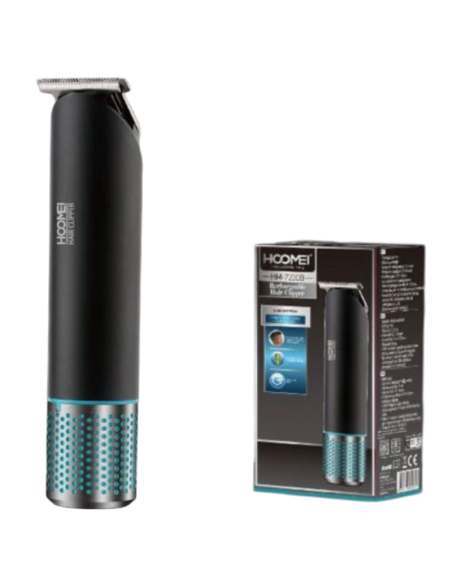 Tagliacapelli Hoomei HM-7230B Lame Acciaio 120 Minuti Autonomia 4 Pettini USB