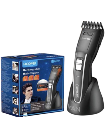 Tagliacapelli Hoomei HM-7788 Ricaricabile 60 Minuti Autonomia 8 Ore Ricarica