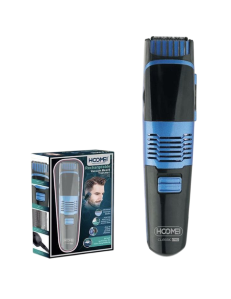 Rasoio Regola Barba e Capelli Senza Fili con Sistema di Aspirazione Uomo HM-7785