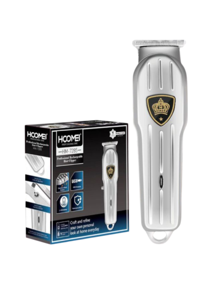 Tagliacapelli Hoomei HM-7285 IPX6 120 Minuti Autonomia Lame Acciaio USB