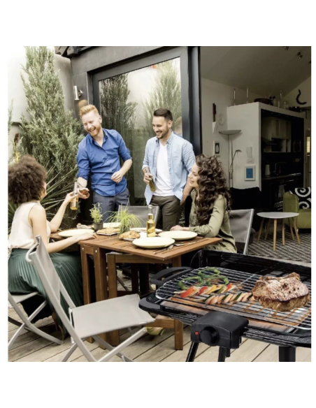 Griglia Barbecue BBQ Grill Con Piedistallo 2000W Hoomei HM-5968