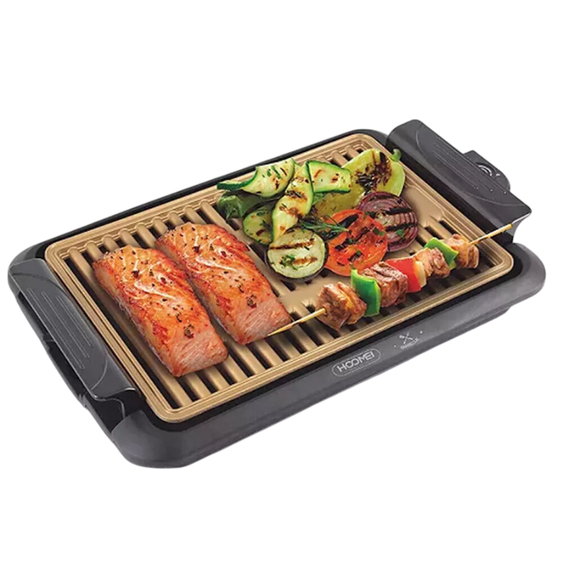 Hoomei HM-5975 Griglia da Tavolo BBQ Indoor...