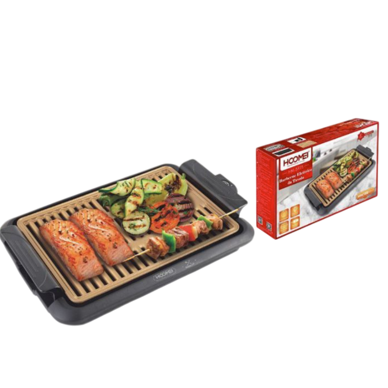 Hoomei HM-5975 Griglia da Tavolo BBQ Indoor...