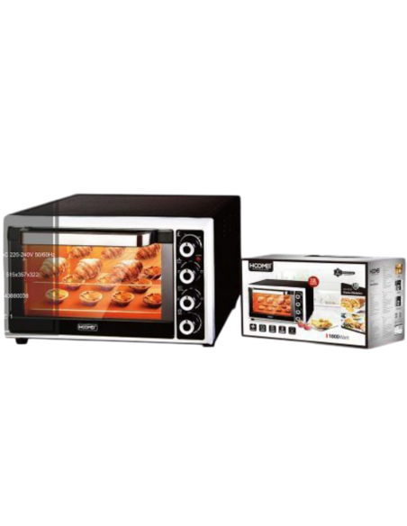 Forno Elettrico Ventilato Fornetto Timer Luce Interna Capacità 33L 1800W HM-5233