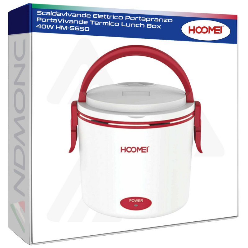 Scaldavivande Elettrico Portapranzo PortaVivande Termico Lunch Box 40W HM-5650