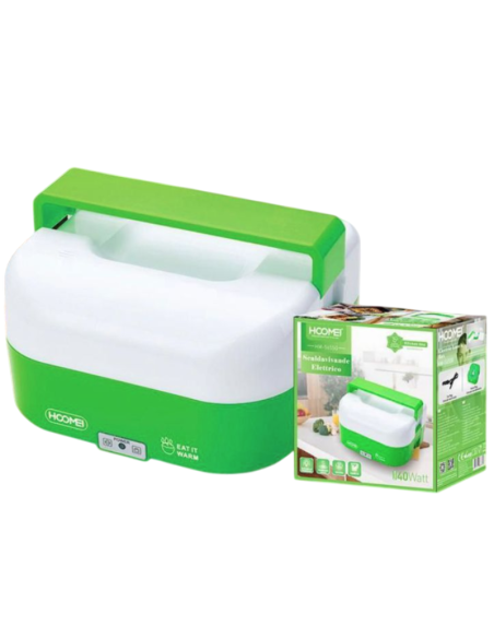 HOOMEI HM-5655G Scaldavivande Elettrico 1.6L 40W Portatile VerdeBianco