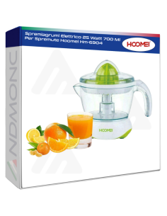 Spremiagrumi Elettrico 25 Watt 700 Ml Per Spremute Hoomei...
