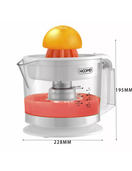Spremiagrumi Elettrico a Pressione 25W Spremuta Succo di Arancia Frutta HM-6945