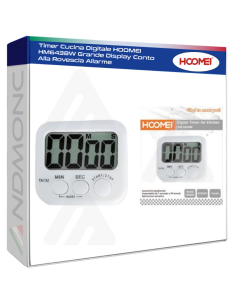 Timer Cucina Digitale HOOMEI HM6438W Grande Display Conto...