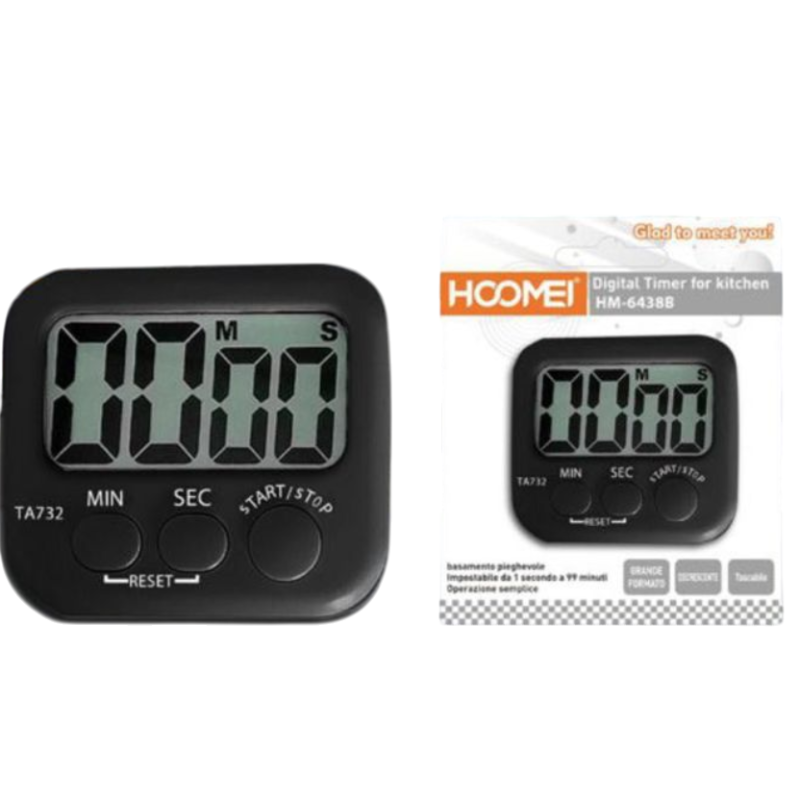 Timer Cucina Digitale HOOMEI HM6438B Grande...