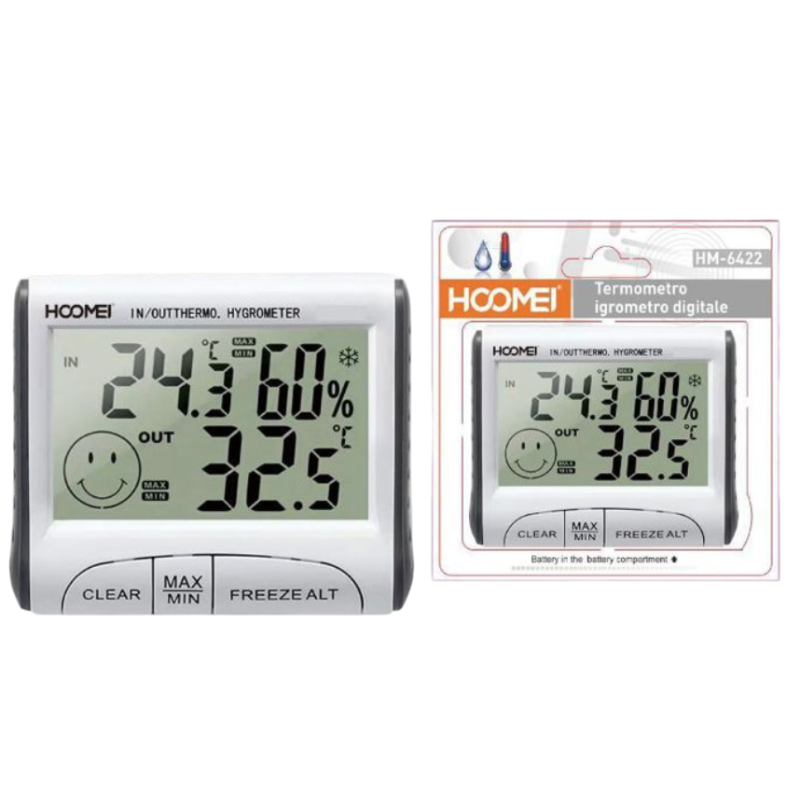 Hoomei HM 6422 Termometro Igrometro Digitale...