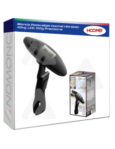 Bilancia Pesavaligie Hoomei HM-1340 - 40kg, LCD, 100g...