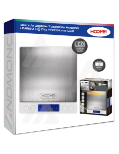 Bilancia Digitale Tascabile Hoomei HM1330 1kg 01g...
