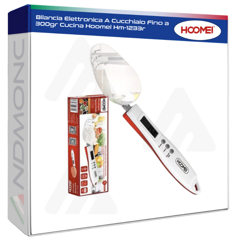 Bilancia Elettronica A Cucchiaio Fino a 300gr Cucina Hoomei Hm-1233r