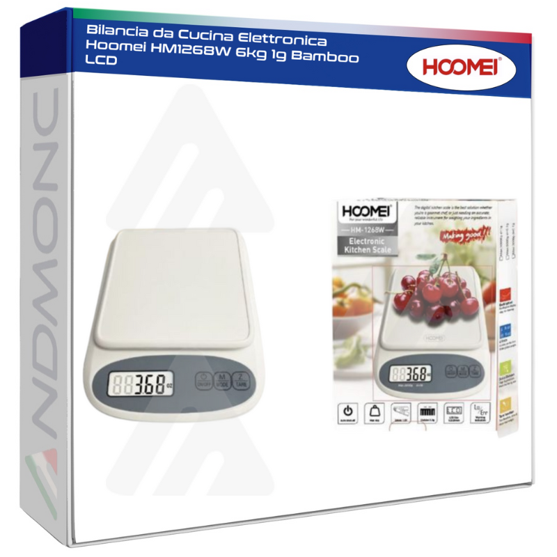 Bilancia da Cucina Elettronica Hoomei HM1268W...