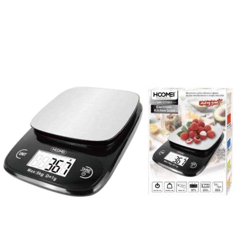 Bilancia da Cucina Elettronica Hoomei HM1270EK...