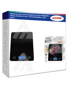 Bilancia da Cucina elettronica HM1210H Pesa Alimenti con...