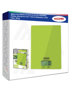 Bilancia Elettronica Cucina HM1210 Pesa Alimenti con Tara...