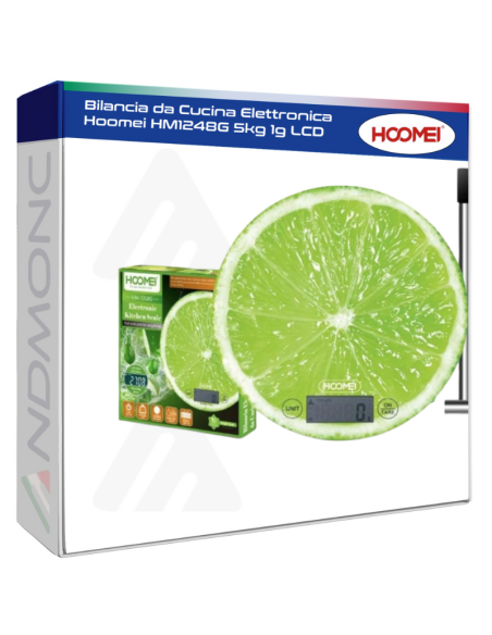 Bilancia da Cucina Elettronica Hoomei HM1248G 5kg 1g LCD